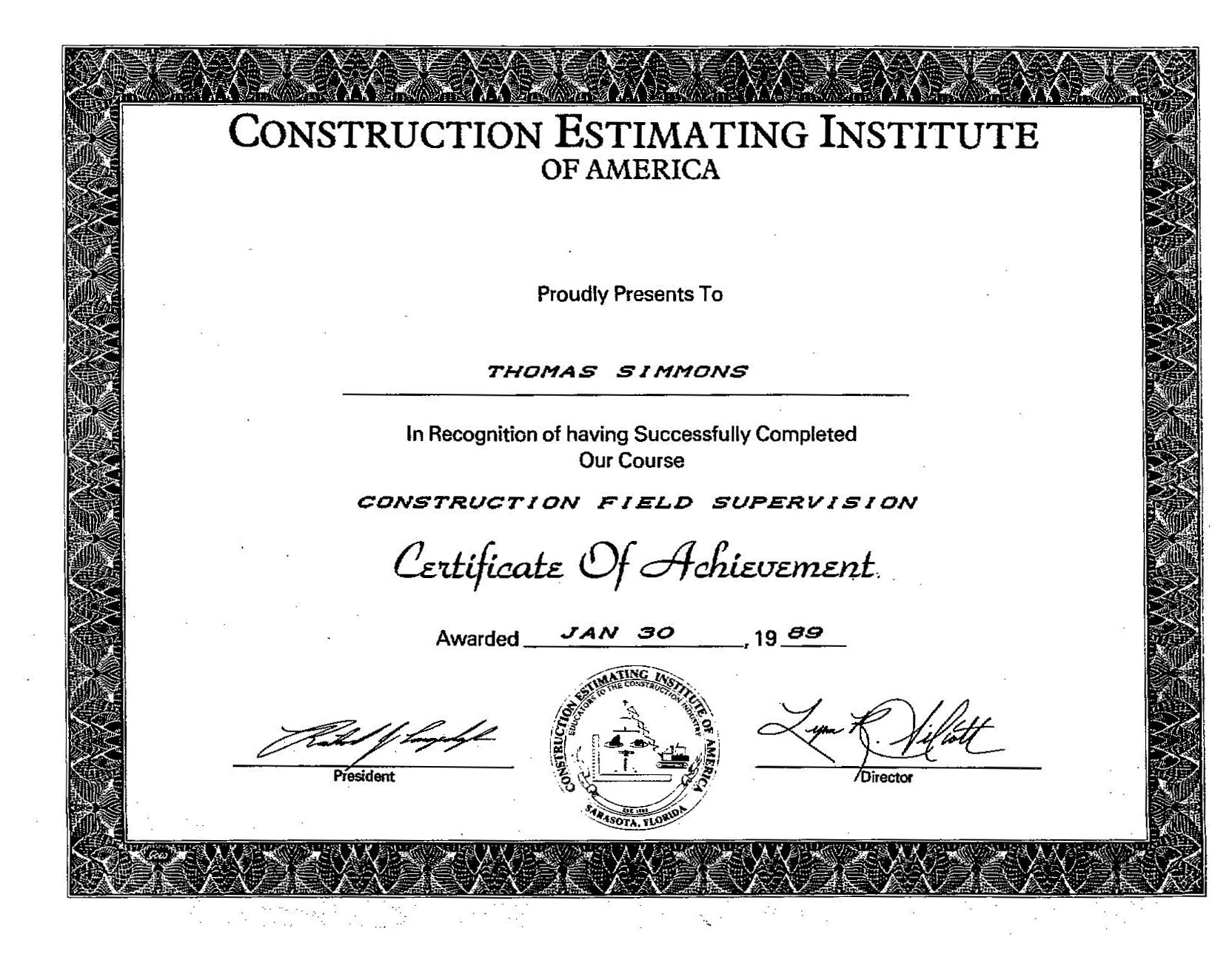 Construction Estimating Program Builders